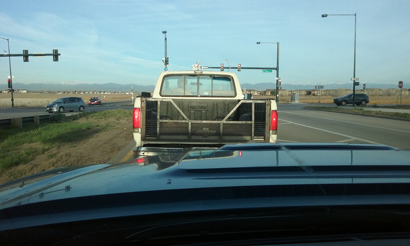 Caught this on my way into work.